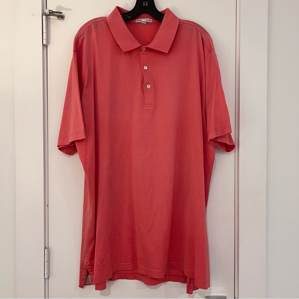 Peter Millar Golf Polo Shirt Salmon Coral